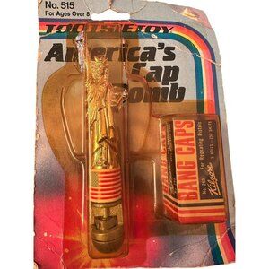 Vintage 1985 Tootsie toy Statue Of Liberty Cap Bang Cap playtime No 515